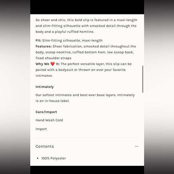 Free People, Smock-Up Slip - Picture 5 of 5